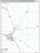 Eau Claire Metro Area Digital Map Premium Style